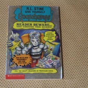 Goosebumps The Creepy Creations of Professor Shock Book